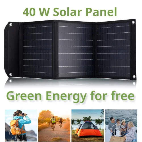 снимка Мобилно слънчево зарядно устройство Bresser 40 вата с USB,  5