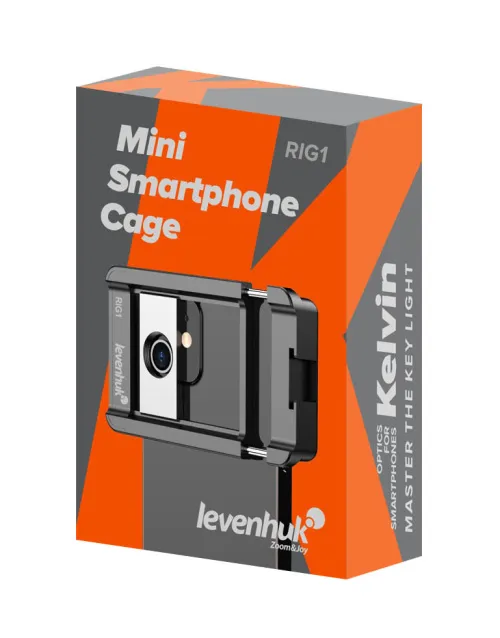 картинка Мини клетка за смартфон Levenhuk Kelvin RIG1,  10