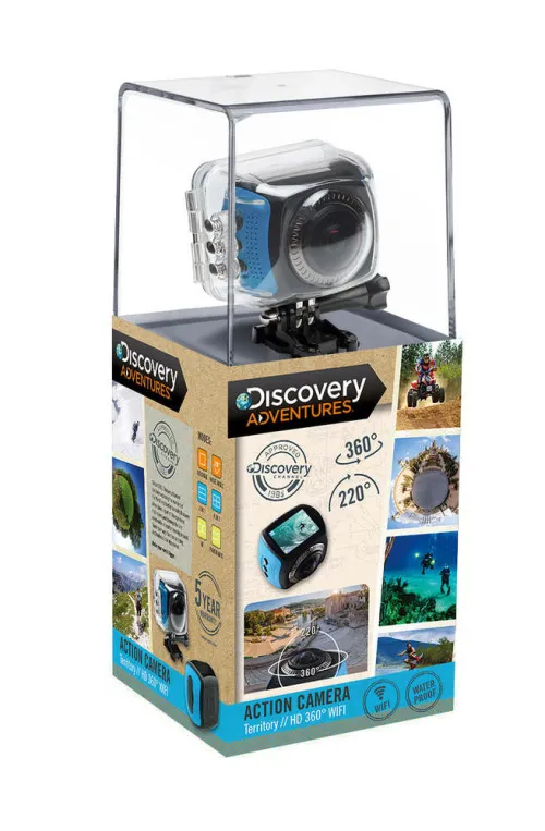 снимка Екшън камера Bresser Discovery Adventures Territory HD 360° Wi-Fi,  6