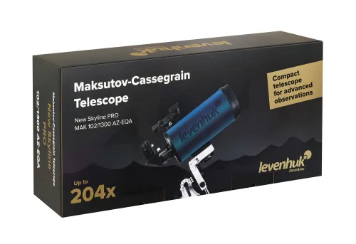 снимка Телескоп Levenhuk New Skyline PRO MAK 102/1300 AZ-EQA,  14
