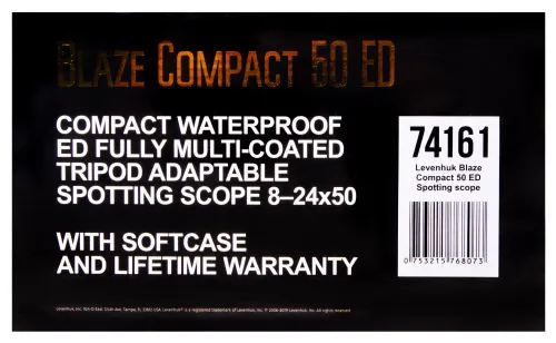 снимка Зрителна тръба Levenhuk Blaze Compact 50 ED,  19