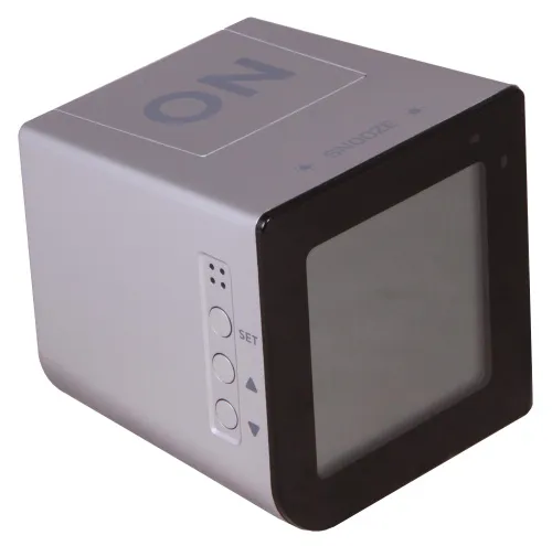 снимка Настолен будилник Bresser FlipMe Alarm Clock, сребрист,  3