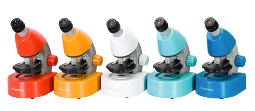 снимка Микроскоп Levenhuk Discovery Micro с книга,  2