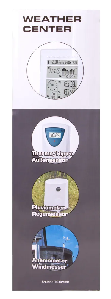 изображение Метеорологична станция Bresser RC, бяла,  16