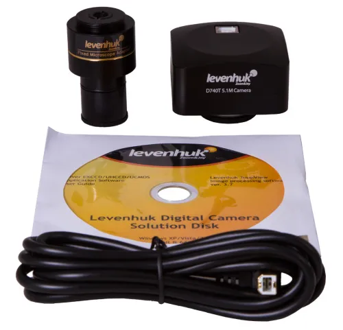 изображение Цифров тринокулярен микроскоп Levenhuk D740T 5.1M,  18