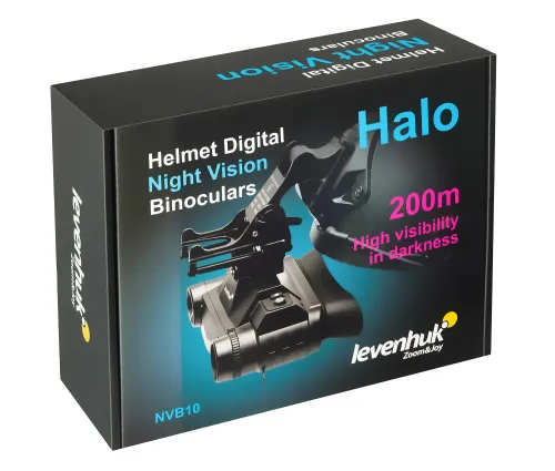 снимка Цифров бинокъл за нощно виждане Levenhuk Halo NVB10 Helmet,  18
