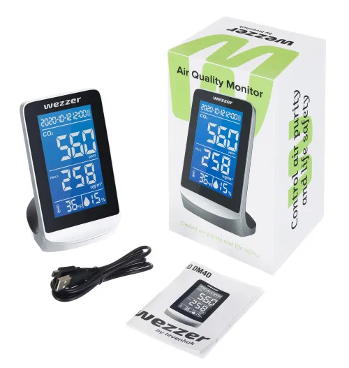 картинка Монитор за качество на въздуха Levenhuk Wezzer Air PRO DM40,  2