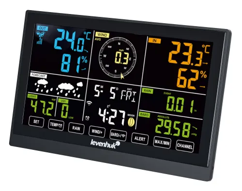 снимка Метеорологична станция Levenhuk Wezzer PLUS LP140,  2