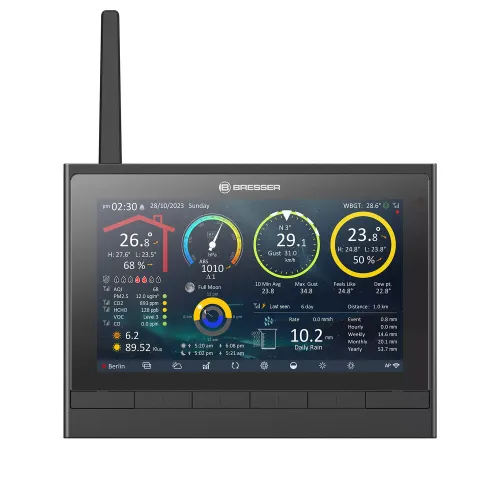 изображение Wi-Fi метеорологична станция Bresser 9-in-1 MeteoChamp HD,  5