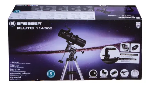 картинка Телескоп Bresser Pluto 114/500 EQ,  9