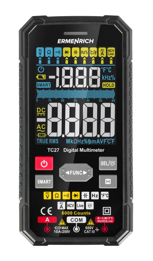 фотография Цифров мултиметър Ermenrich Zing TC27,  4