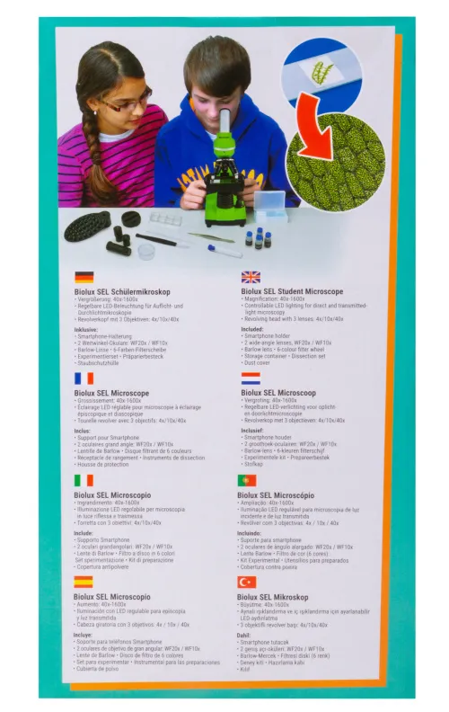 изображение Микроскоп Bresser Junior Biolux SEL 40–1600x,  21