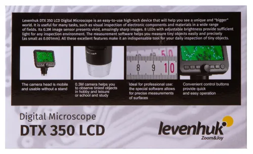 фотография Цифров микроскоп Levenhuk DTX 350 LCD,  20