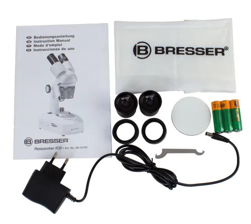 изображение Микроскоп Bresser Researcher ICD LED 20x–80x,  10