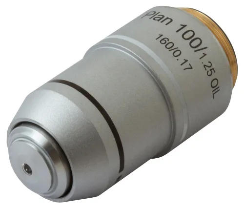 изображение Планахроматичен обектив Levenhuk MED 100x,  2