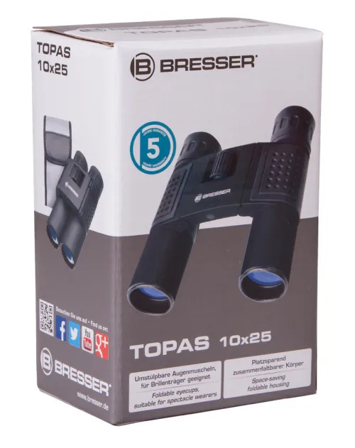фотография Бинокъл Bresser Topas 10x25,  8