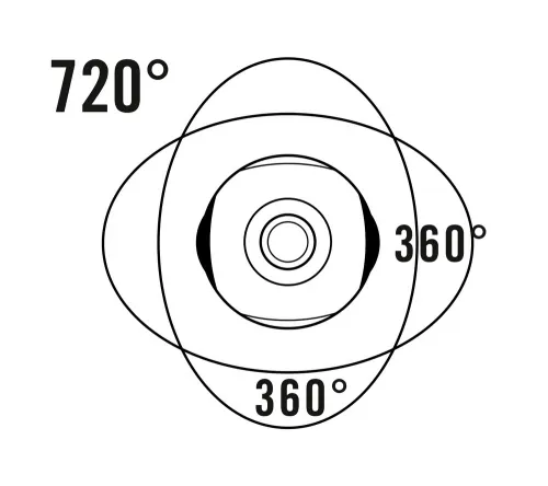 картинка Екшън камера Bresser National Geographic HD 720° Android,  3
