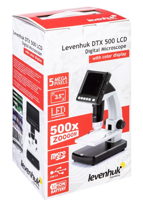 картинка Цифров микроскоп Levenhuk DTX 500 LCD,  12