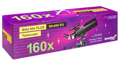 фотография Телескоп Levenhuk Blitz 80s PLUS,  12