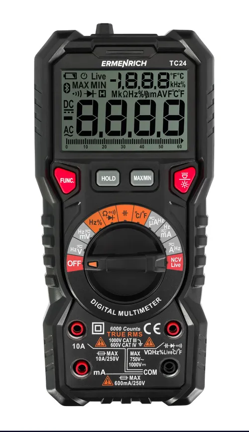 фотография Цифров мултиметър Ermenrich Zing TC24,  2