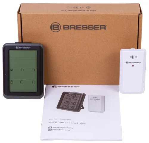 снимка Часовник за термо- / хигрометър Bresser MyClimate, бял,  4