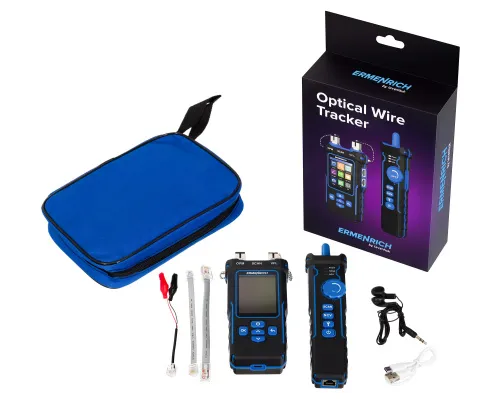 снимка Оптичен търсач за кабели Ermenrich NetGeeks NP60,  2