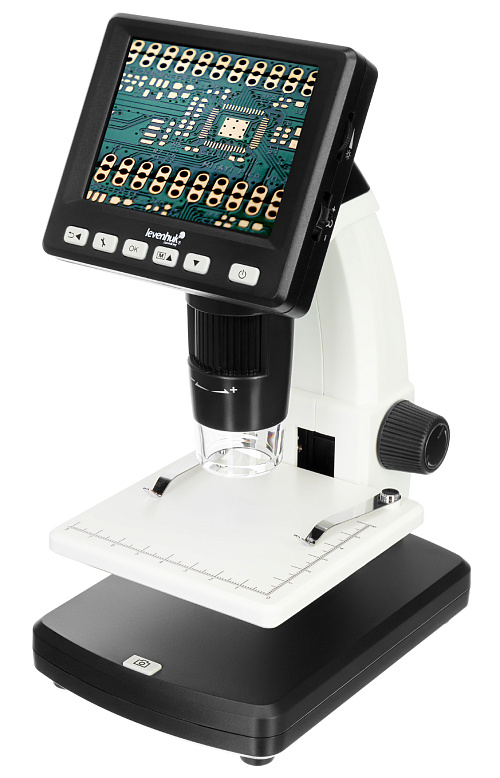 картинка Течнокристален цифров микроскоп Levenhuk DTX 500