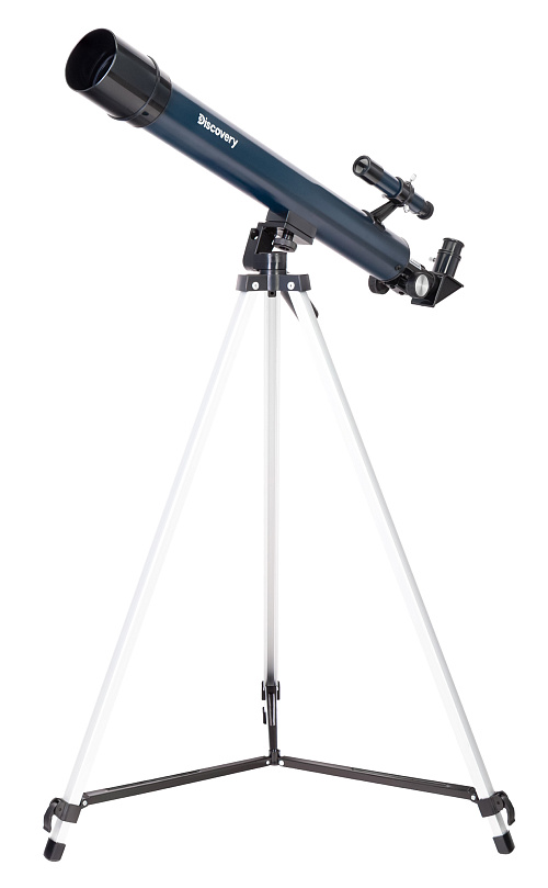 фотография Телескоп с книга Levenhuk Discovery Sky T50